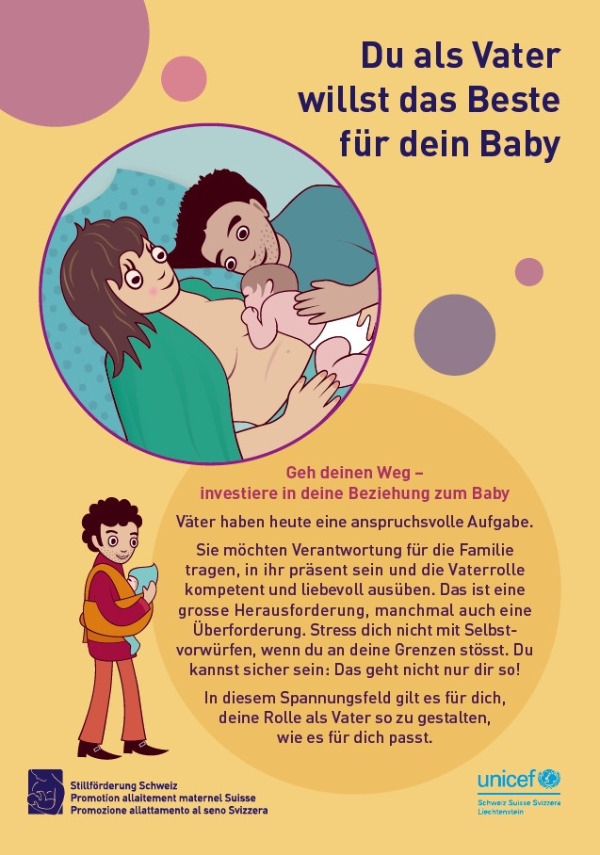 Du als Vater willst das Beste für dein Baby - Broschüre